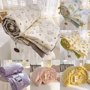 Chăn Hè Cotton Đũi Hàn Quốc kích thước 1m8x2m mền hè đũi siêu mát lạnh mùa hè .