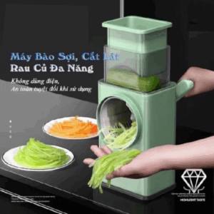 Máy Thái Lát Rau Củ Đa Năng PTLUXURY Kèm 6 Lưỡi Dao Cắt .
